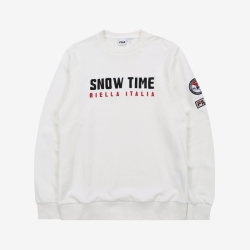 Fila Snow Time - Miesten Hoodie - Valkoinen | FI-29273